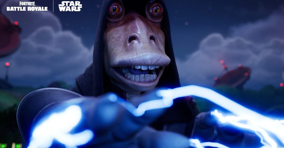 Jar Jar conducts Force Lightning in Chapter 6 Season 3